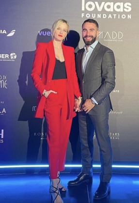 Daphne Canizares with her husband, Dani Carvajal.